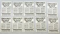 Gremlins - Panini Stickers Wax Pack 1984 (opened)