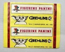 Gremlins - Pochettes de 10 Vignettes Panini 1984 (ouverte)