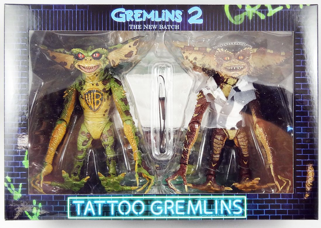 Gremlins 2 - Tattoo Gremlins - Pack 2 Figurines 18cm - Figurines » C..