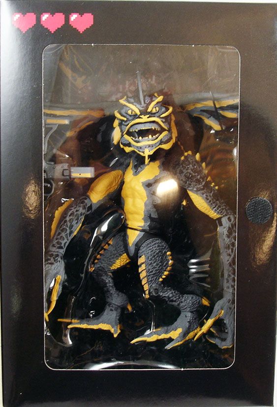 CUSTOM 2005 Neca Reel Toys Hard Copy Prototype Action Figure - Gremlins 2  Mohawk (Displayed with Production Figure)