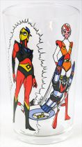 Grendizer - Amora mustard glass - Duke Fleed,  Grendizer & Hikaru Makiba