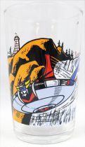 Grendizer - Amora mustard glass - Grendizer under the waterfall