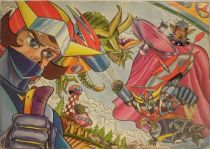 Grendizer - Boxed set of 12 ink stampers - Sogerep 1978