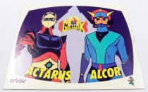 Grendizer - Ceji-Arbois - Promotional Sticker Actarus & Alcor