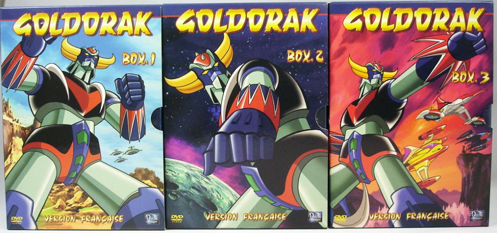 Grendizer - Declic Images - Original TV series on 3 DVD boxed sets.