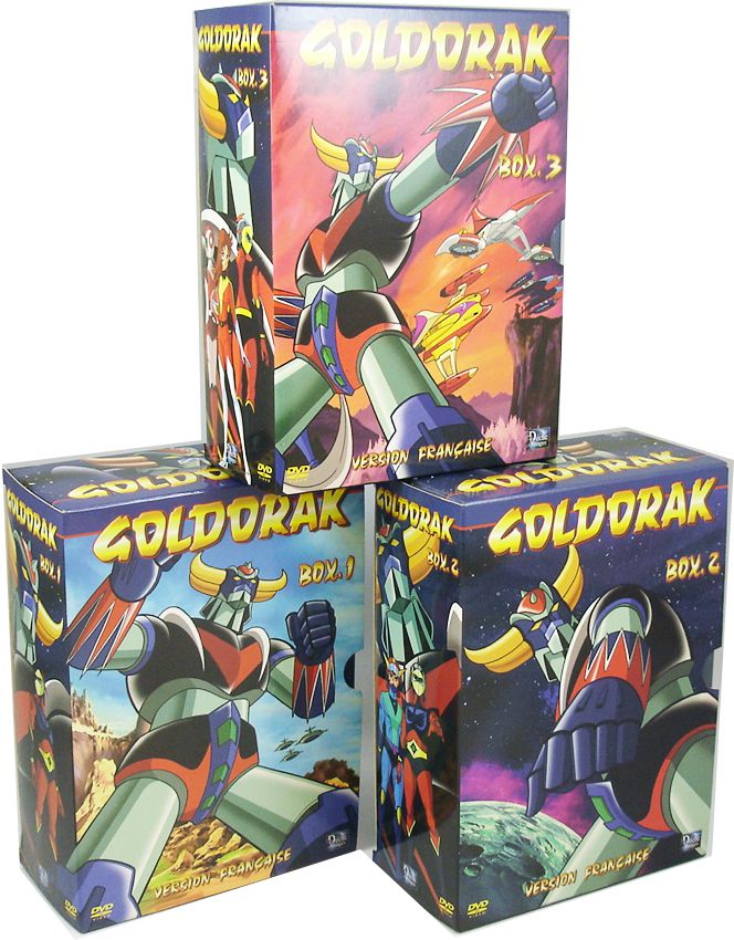 Grendizer - Declic Images - Original TV series on 3 DVD boxed sets.