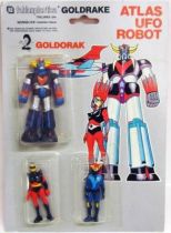 Grendizer - Fabianplastica carded PVC Figure set - Grendizer, Duke Fleed & Koji Kabuto