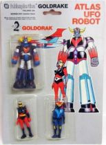 Grendizer - Fabianplastica carded PVC Figure set - Grendizer, Duke Fleed & Koji Kabuto