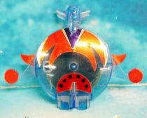 Grendizer - Flying saucer spinning top with launcher