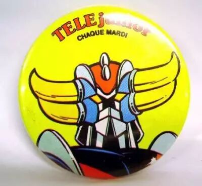 Grendizer - vintage \'\'T�l�-Junior\'\' Button