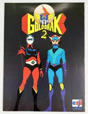 Grendizer (Goldorak) - C�ji Arbois - Poster/Catalog Duke Fleed & Koji Kabuto Action-Figures with accessories