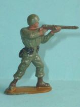 Guilbert - 54mm - WW2 - Gi Us Marine standing firing rifle