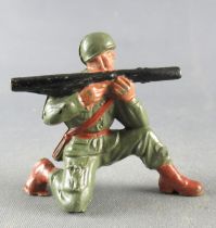 Guilbert - Armée Moderne - Soldat Casqué Bazooka genoux
