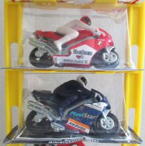 Guisval 04551 Présentoir de 6 Moto GP & pilote 1/32 NB Honda Suzuki