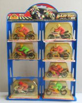 Guisval 11551 Store Dispay with 7 GP Motorbike Furia 1:22 MIB