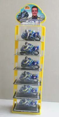 Guisval 27502 Pr�sentoir de 6 Moto GP Sete Gibernau Suzuki # 15 1/32 NB