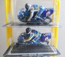 Guisval 27502 Store Dispay with 6 GP Motorbike Sete Gibernau Suzuki # 15 1322 MIB