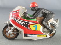 Guisval Honda #1 Racing Motorbike with pilot Motorcycle