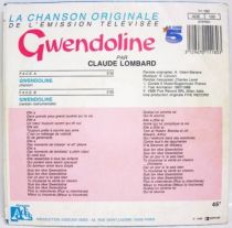 Gwendoline - Mini-LP Record - Original French TV series Soundtrack - Ades Records 1988