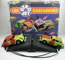 Gyro Jets - Les Cascadeurs - Meccano - La Citro&euml;n 2CV et la Renault 4L (occasion en boite)
