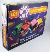 Gyro Jets Stunt Cars - Meccano - Citroën 2CV & Renault 4L (loose with box)