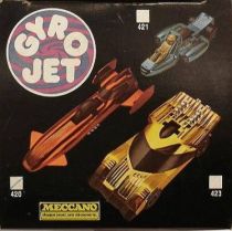 Gyro Jets Super-Flash - Meccano - Metallic blue Side Winder