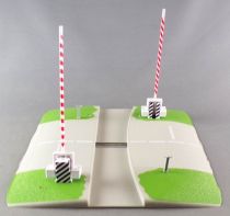 Hachette Ho Hand Operating Level Crossingone Line with Straight Steel Track