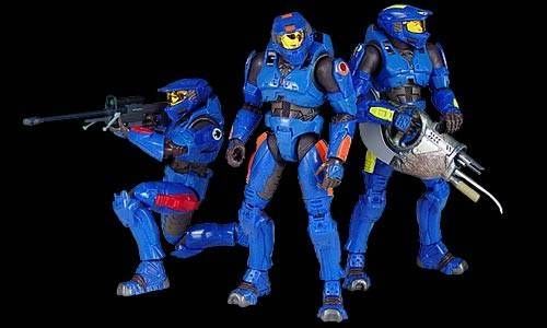 Halo 2 (Serie 3) - Blue Spartan (yellow strip)