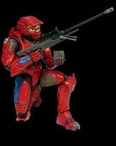 Halo 2 (Serie 4) - Red Spartan (blue strip)
