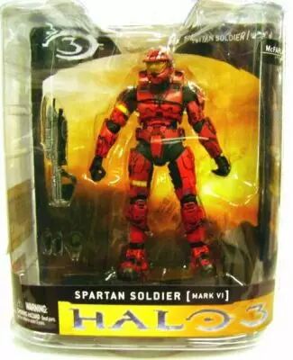 Halo 3 - Series 1 - Spartan Soldier [MARK VI] Red Version