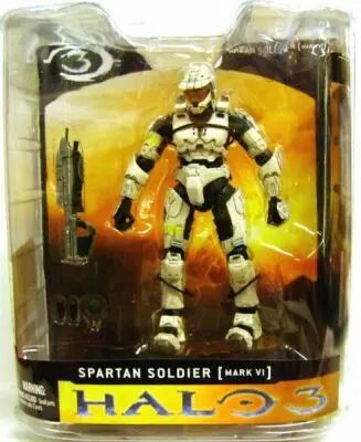 Halo 3 - Series 1 - Spartan Soldier [MARK VI] White Version