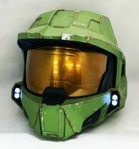Halo Infinite - Cyber Craft - R&eacute;plique Casque Master Chief (John-117) avec LED (Cosplay)