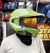 Halo Infinite - Cyber Craft - R&eacute;plique Casque Master Chief (John-117) avec LED (Cosplay)