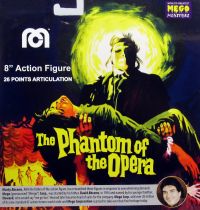 Hammer Films\' The Phantom of the Opera (Le Fantôme de l\'Opéra) 1962 - Figurine Articulée 20cm Mego