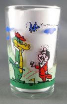 Hanna-Barbera - Amora mustard glass - Walligator as Golfer