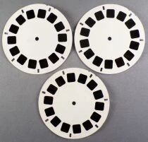 Hanna-Barbera\'s Top Cat Archichat - 3 Disques View-Master 3D sans Pochette R&eacute;f. B 513-F