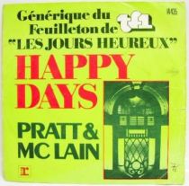 Happy Days - Mini-LP Record - TV Series Original Soundtrack (Pratt McLain) - WEA records 1976