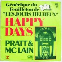 Happy Days - Mini-LP Record - TV Series Original Soundtrack (Pratt McLain) - WEA records 1976