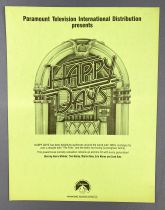 Happy Days - Paramount Pictures (1982) - Promotional Information Sheet 