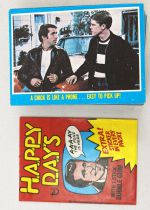 Happy Days - Topps Trading Bubble Gum Cards (1976) - Série complète 44 cartes + 11 stickers