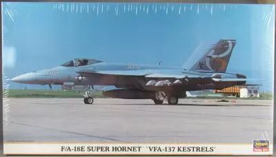 Hasegawa Hobby Kits 00718 - USAF F/A-18E Super Hornet VFA-137 Kestrels 1/72 Neuf Boite Cellophan�e
