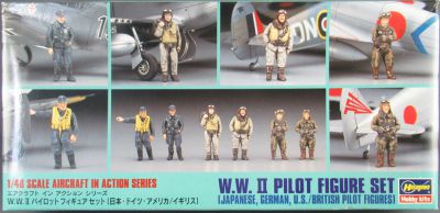 エリートフォース WWⅡシリーズ ルフトバッフェパイロット Hasegawa Luftwaffe Pilot Figures & Equipment Set WWII 1:48