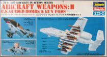 Hasegawa X72-2 - Aircraft Weapons II US Guided Bombs & Gun Pods 1:72 Mint in Box
