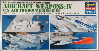 1:72 Hasegawa X72-1 U.S AIRCRAFT WEAPONS I 