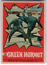 he Green Hornet bubble gum sticker N° 8