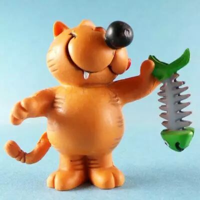 Heathcliff - Comics Spain PVC Figure - Heathcliff with Fish