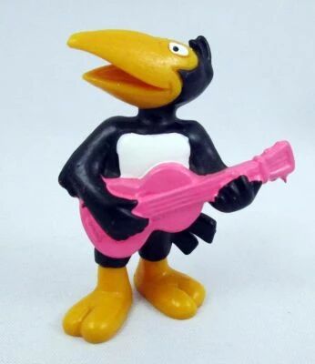 Heckle & Jeckle - Figurine PVC Bully 1981 - Heckle avec guitare