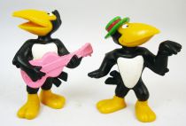 Heckle & Jeckle - Set de 2 Figurines PVC Bully 1981