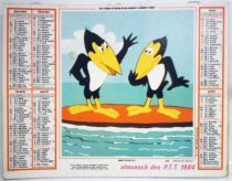 Heckle and Jeckle - 1984 Post Office Calandar