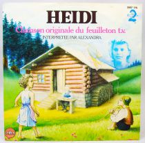 Heidi - Chanson originale du feuilleton T.V. - Disque 45Tours - Saban Records 1982